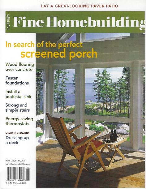 Fine Homebuilding May 2005