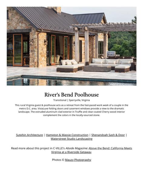 River’s Bend Poolhouse _ Kolbe Windows & Doors